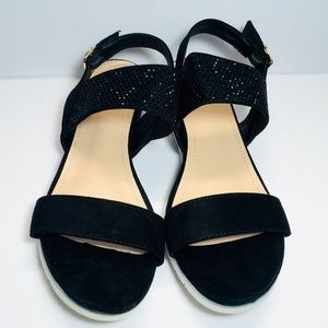 DREAM PAIRS Women's Fashion Flat Sandals Karely-2 Black